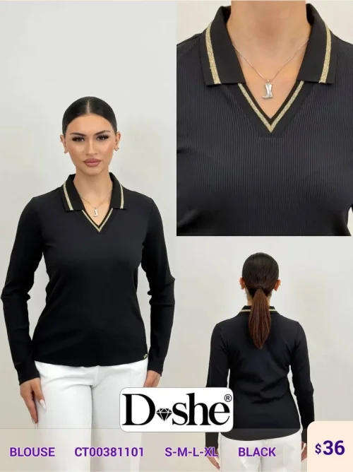 Блузка DISHE (Black, модель CT00381101) оптом
