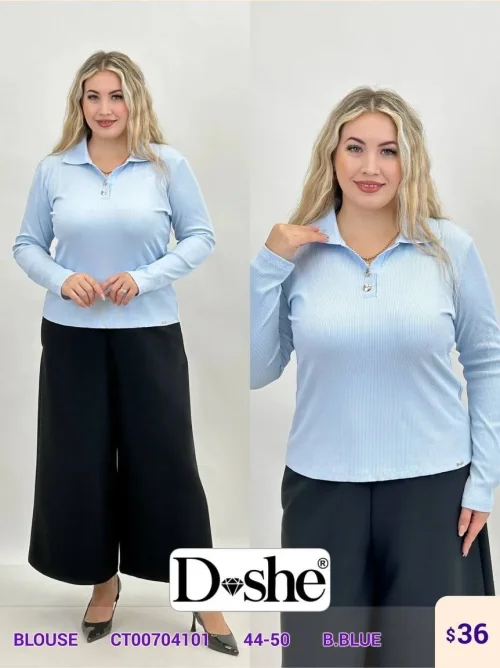 Блузка DISHE (Blue, модель CT00704101) оптом