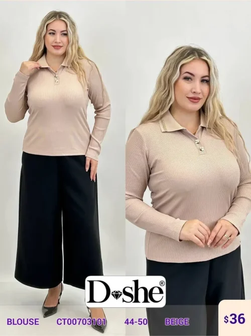 Блузка DISHE (Beige, модель CT00703101) оптом