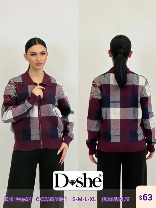 Трикотаж DISHE (Burgundy, модель C000401101) оптом