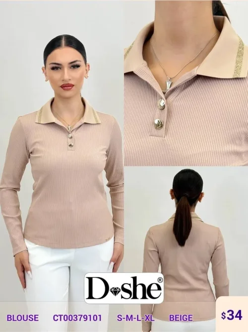 Блузка DISHE (Beige, модель CT00379101) оптом
