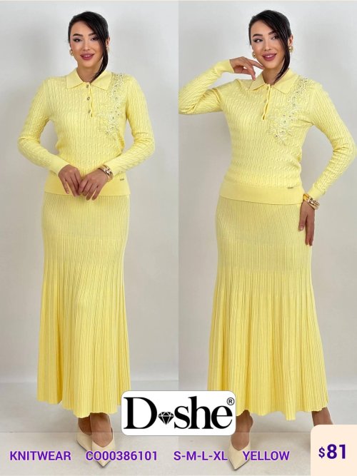 Трикотаж DISHE (Yellow, модель C000386101) оптом