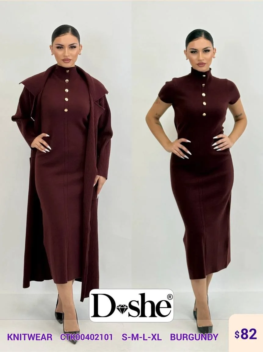 Трикотаж DISHE (Burgundy, модель CTK00402101) оптом