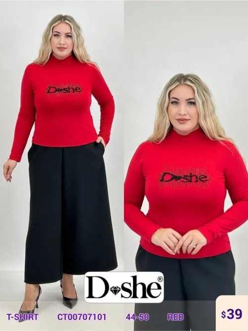 Футболка DISHE (Red, модель CT00707101) оптом