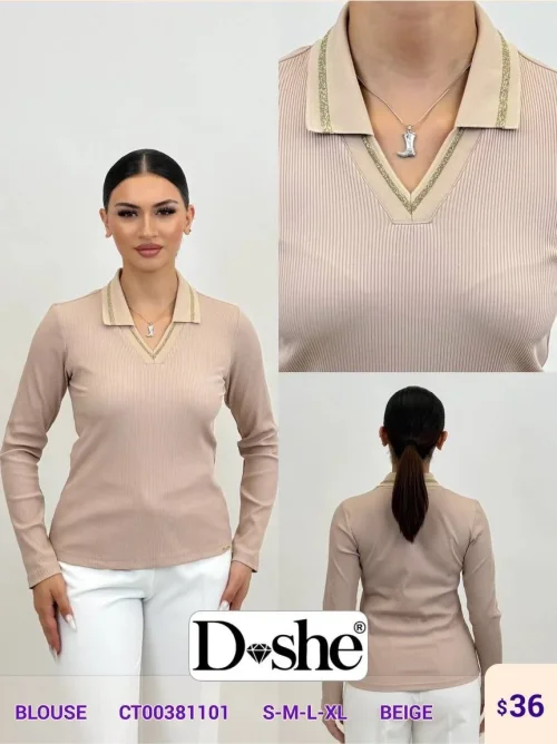 Блузка DISHE (Beige, модель CT00381101) оптом
