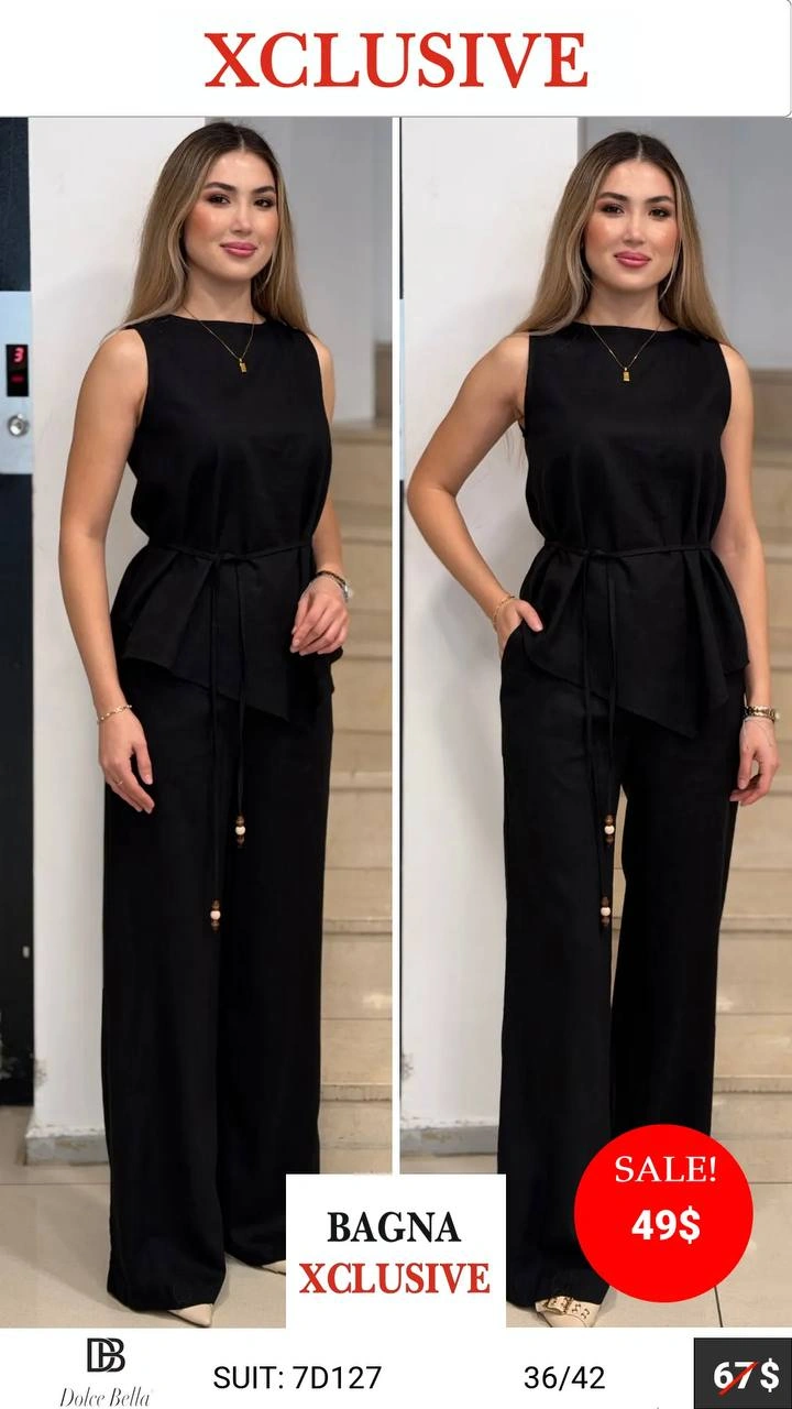 Комплект, Dolce Bella, Черный, модель 7D127, женская одежда оптом из Турции, Лалели
