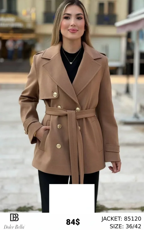 Жакет DOLCE BELLA (Light brown, модель 85120) оптом