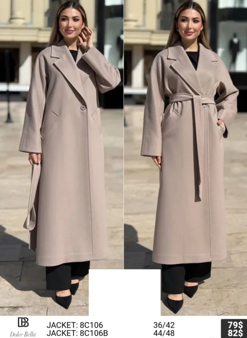 Пальто DOLCE BELLA (Not specified, модель 8C106B) оптом