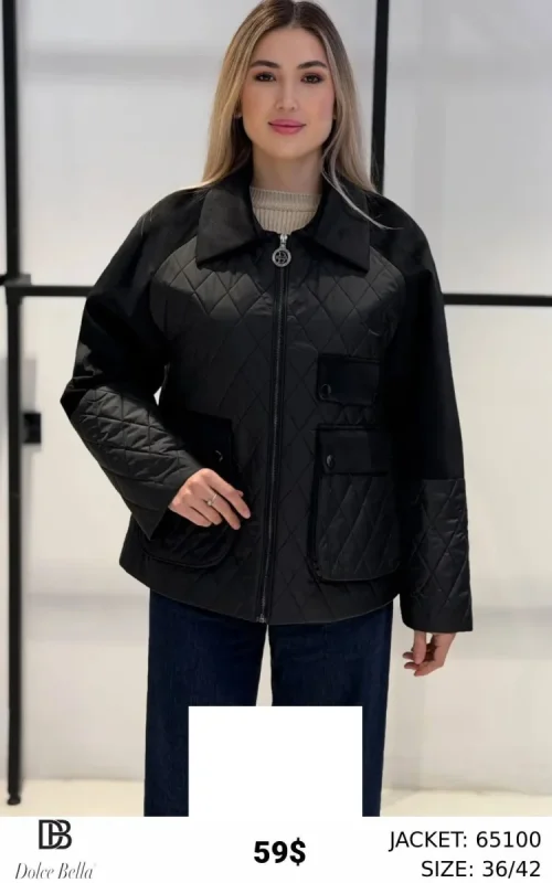 Куртка DOLCE BELLA (Black, модель 65100) оптом