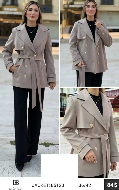 Жакет DOLCE BELLA (Gray, модель 85120) оптом