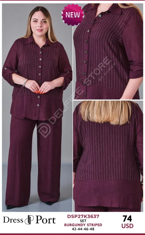 Костюмы и комплекты DRESSPORT (Burgundy, модель DSP27K3637) оптом