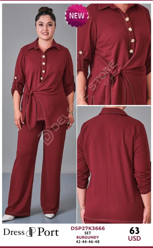 Костюмы и комплекты DRESSPORT (Burgundy, модель DSP27K3666) оптом