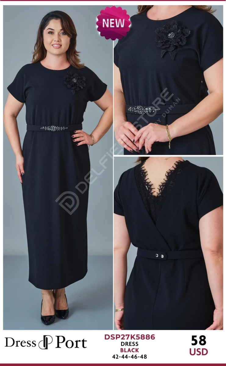 Платье DRESSPORT (Black, модель DSP27K5886) оптом