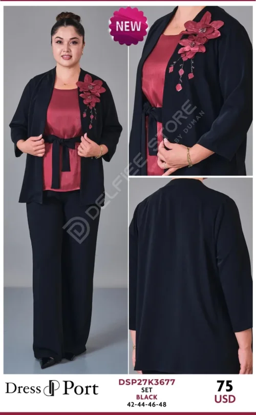 Платье DRESSPORT (Black, модель DSP27K3677) оптом