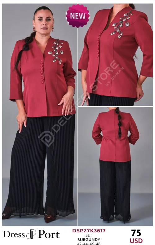 Костюмы и комплекты DRESSPORT (Бордовый, модель DSP27K3617) оптом
