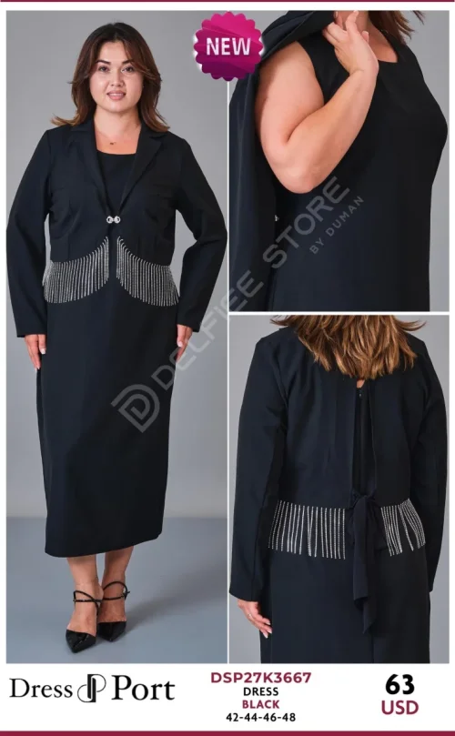 Платье DRESSPORT (Black, модель DSP27K3667) оптом