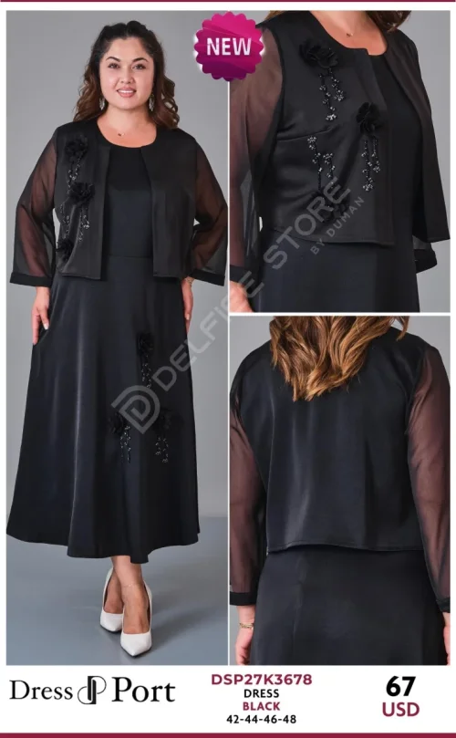 Платье DRESSPORT (Black, модель DSP27K3678) оптом