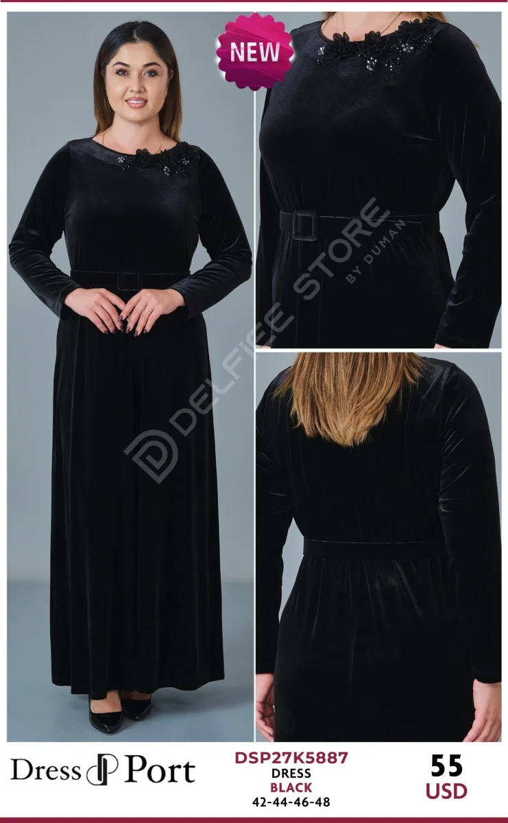 Платье DRESSPORT (Black, модель DSP27K5887) оптом