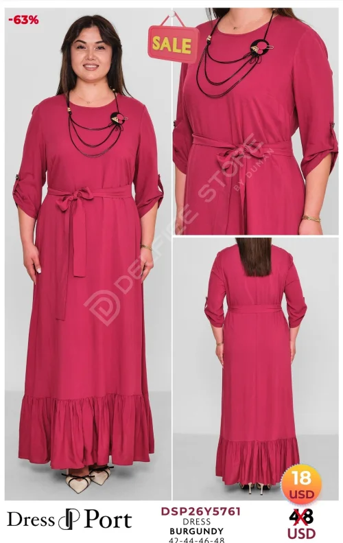 Платье DRESSPORT (Burgundy, модель DSP26Y5761) оптом