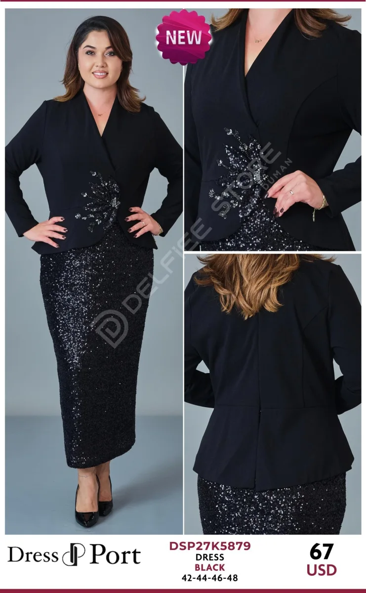 Платье DRESSPORT (Black, модель DSP27K5879) оптом