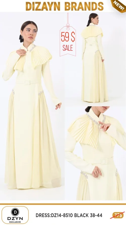 Платье DZYN EXCLUSIVE (Черный, модель DZ14-8510) оптом