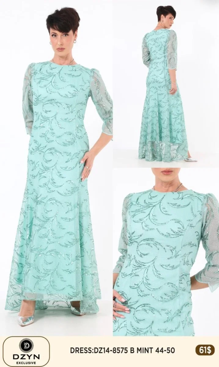 Платье DZYN EXCLUSIVE (Mint, модель DZ14-8575) оптом