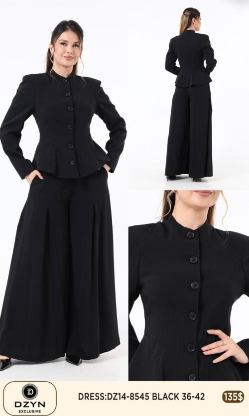 Платье DZYN EXCLUSIVE (Черный, модель DZ14-8545) оптом