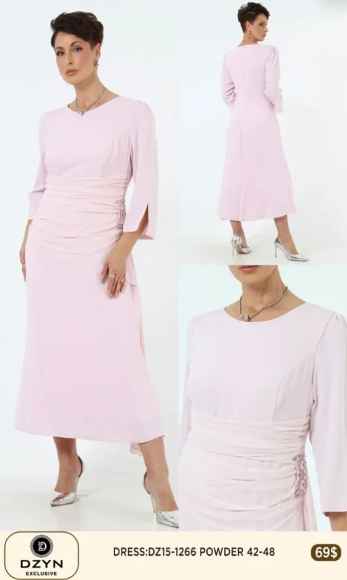Платье DZYN EXCLUSIVE (Pink, модель DZ15-1266) оптом