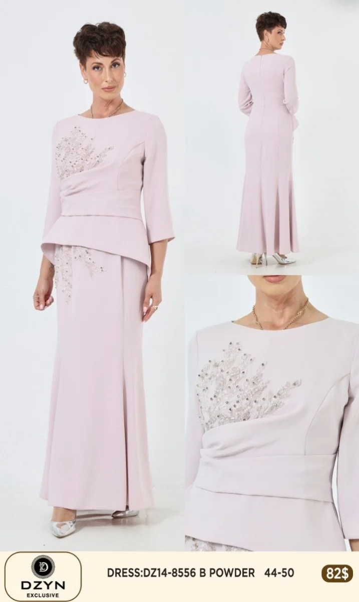 Платье DZYN EXCLUSIVE (Pink, модель DZ14-8556) оптом