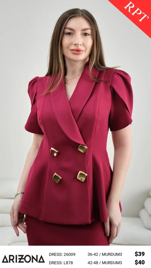 Платье Dress Arizona (Сливовый, модель 26009) оптом