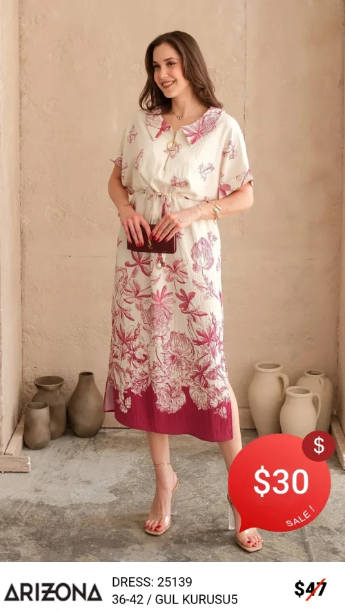 Платье Dress Arizona (Розовый, модель 25139) оптом