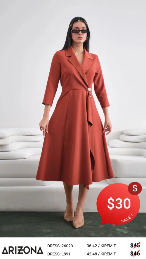 Платье Dress Arizona (Терракотовый, модель 26023) оптом