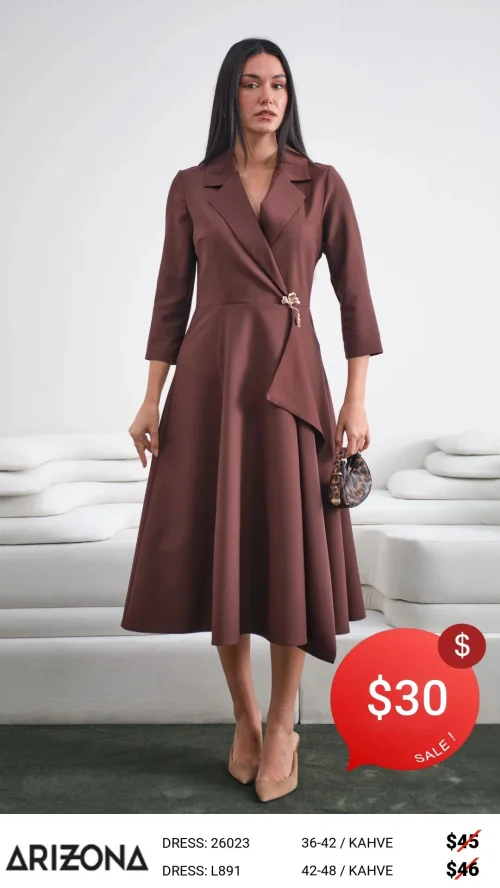 Платье Dress Arizona (Коричневый, модель 26023) оптом