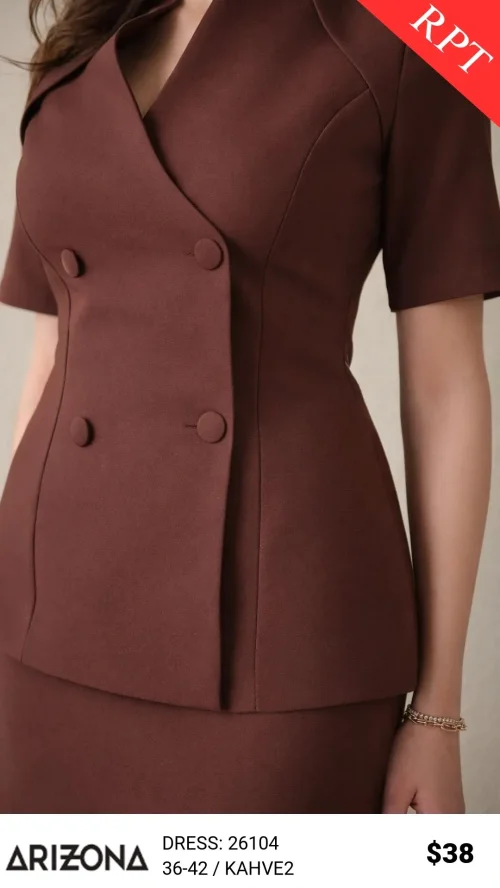 Платье Dress Arizona (Коричневый, модель 26104) оптом