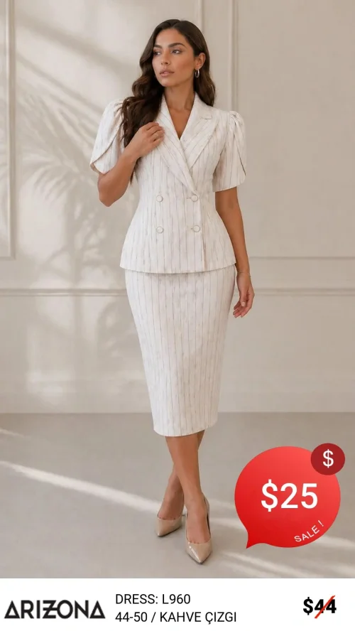 Платье Dress Arizona (Коричневый, модель L960) оптом