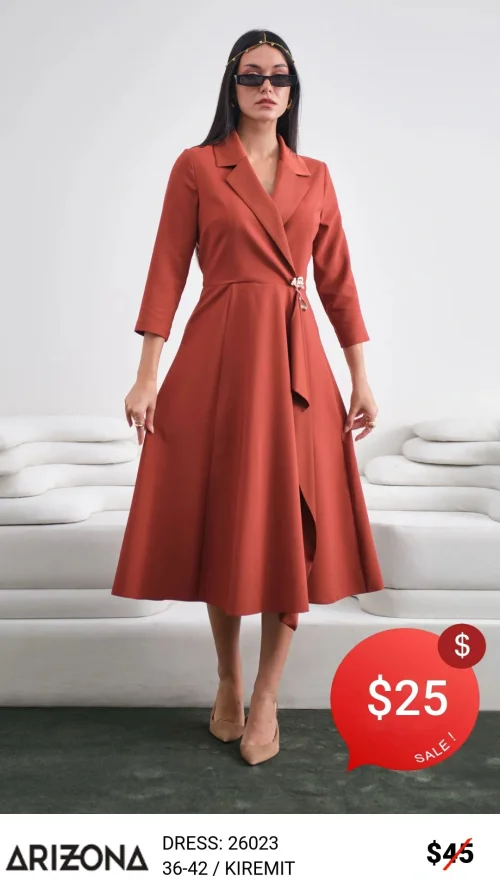 Платье Dress Arizona (Терракотовый, модель 26023) оптом