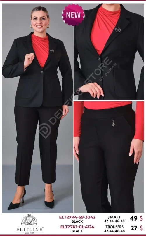 Жакет ELIT LINE (Black, модель ELT27K4-59-3042) оптом