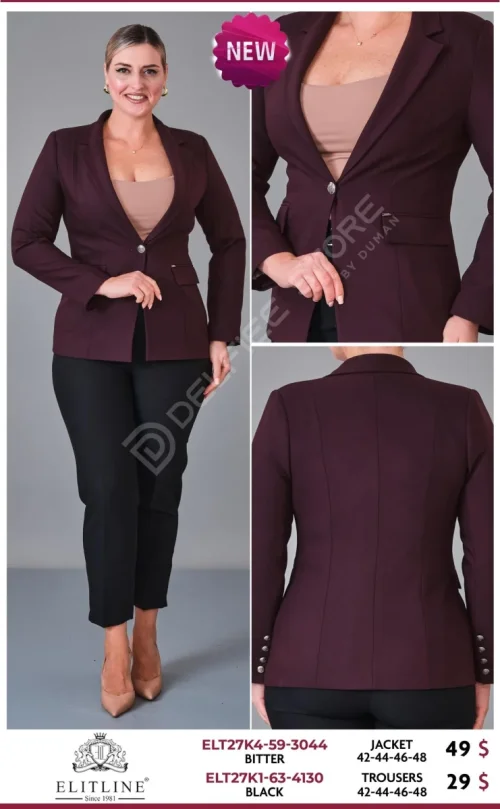Брюки ELIT LINE (Black, модель ELT27K1-63-4130) оптом