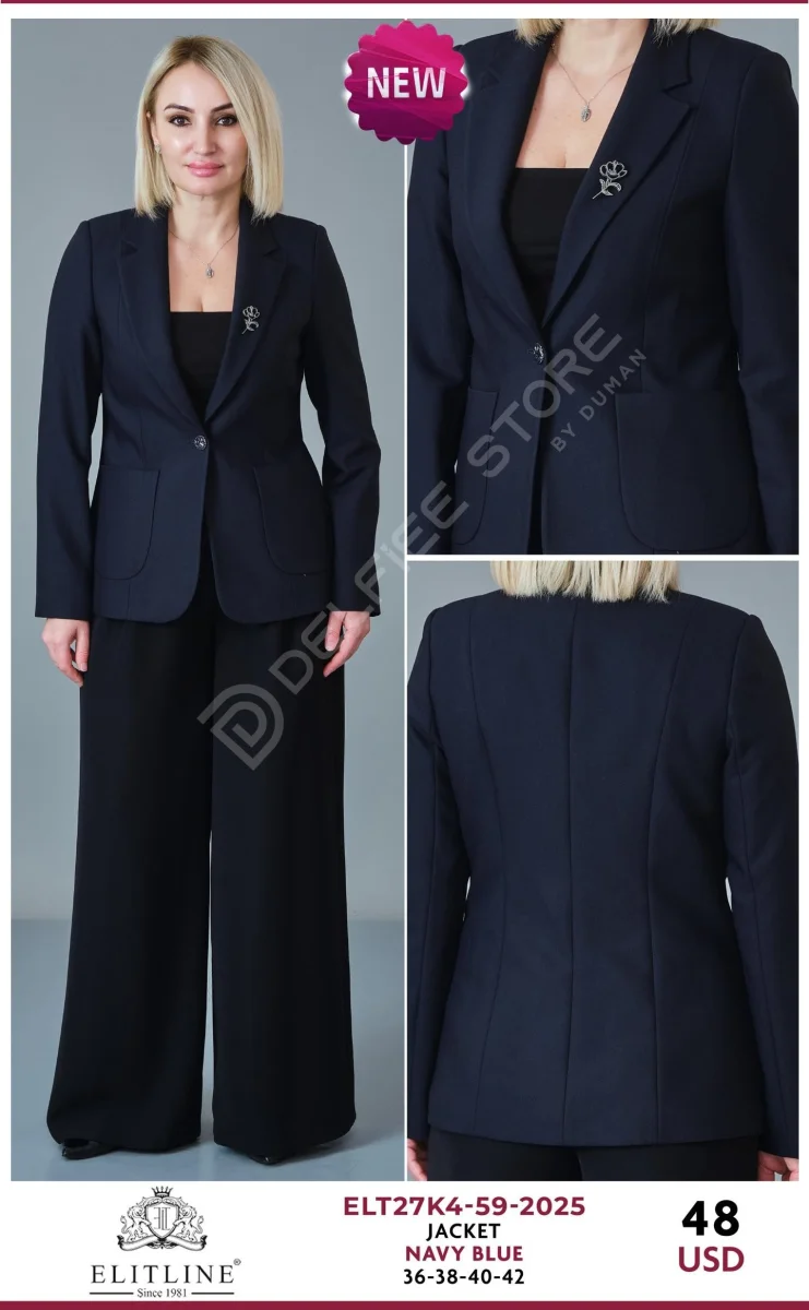 Жакет ELIT LINE (Navy, модель ELT27K4-59-2025) оптом