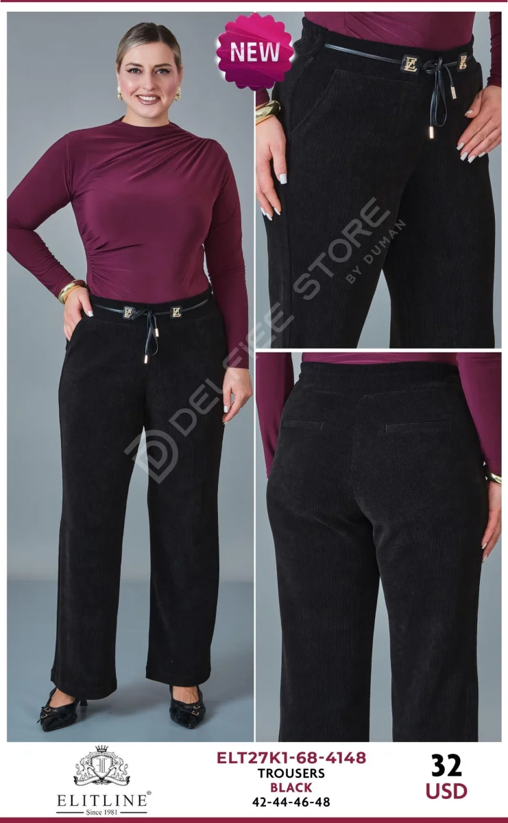 Брюки ELIT LINE (Black, модель ELT27K1-68-4148) оптом