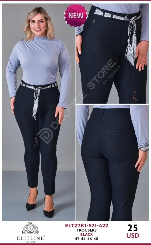 Брюки ELIT LINE (Black, модель ELT27K1-521-422) оптом