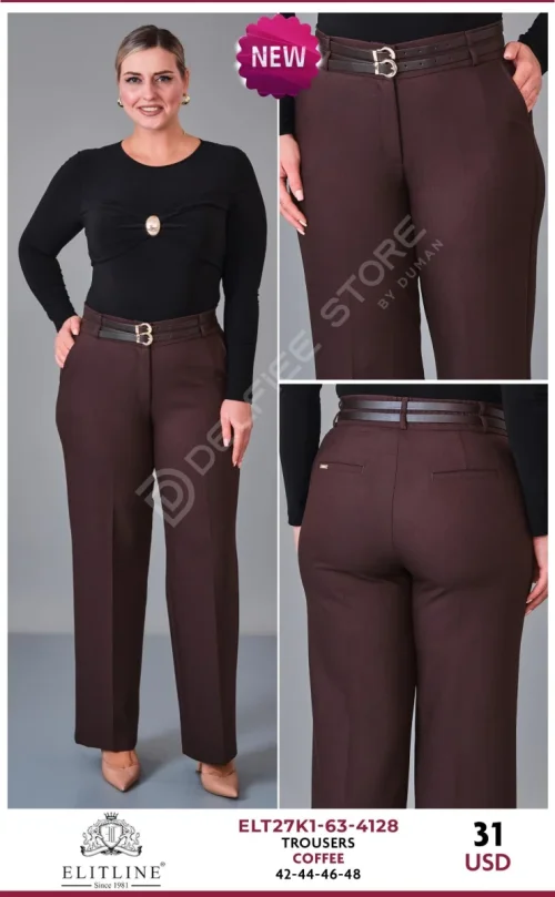 Брюки ELIT LINE (Brown, модель ELT27K1-63-4128) оптом