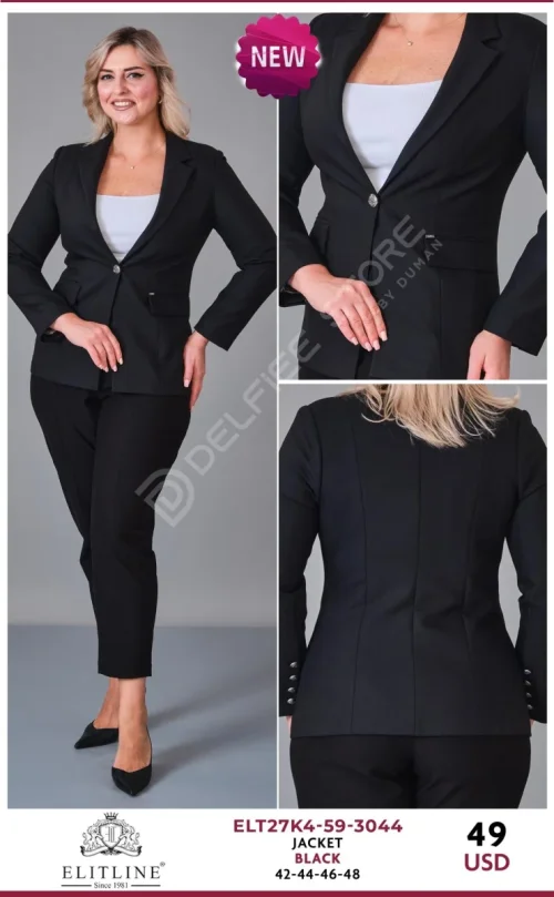 Жакет ELIT LINE (Black, модель ELT27K4-59-3044) оптом