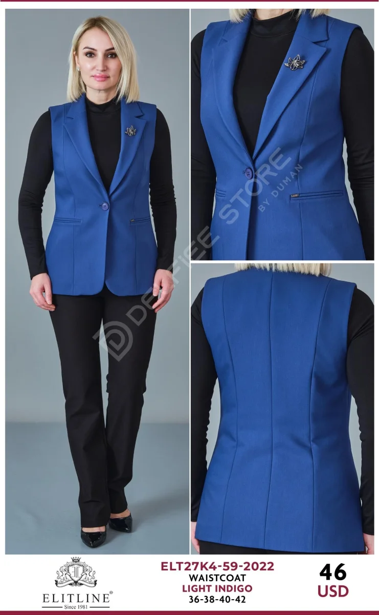 Жилет ELIT LINE (Navy, модель ELT27K4-59-2022) оптом