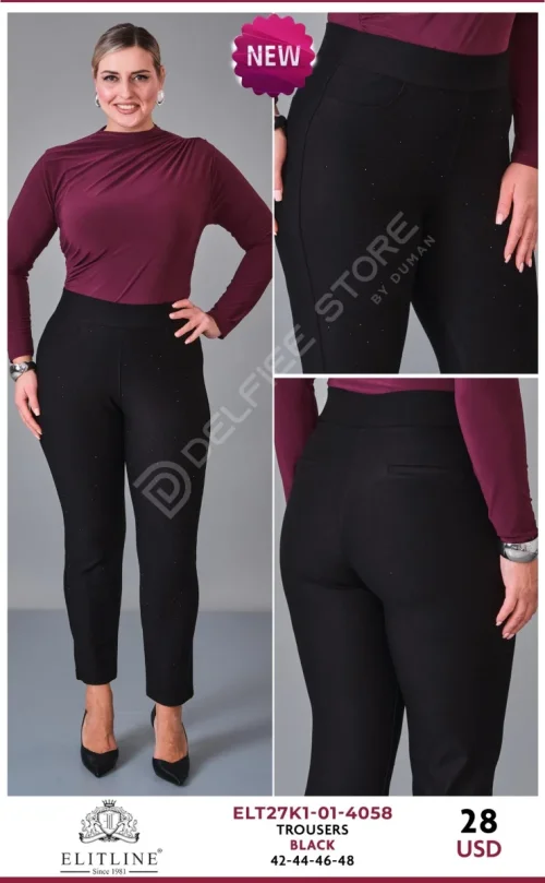 Брюки ELIT LINE (Black, модель ELT27K1-01-4058) оптом