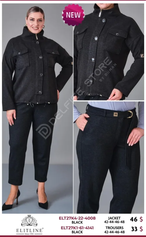 Жакет ELIT LINE (Black, модель ELT27K4-22-4008) оптом