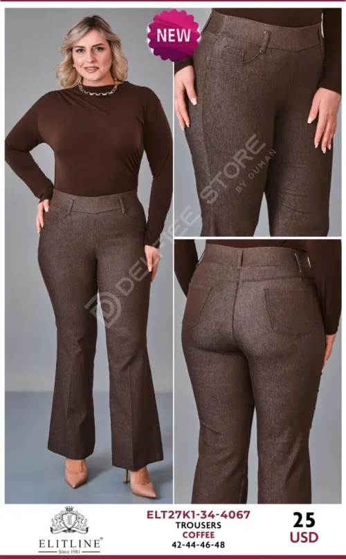 Брюки ELIT LINE (Brown, модель ELT27K1-34-4067) оптом