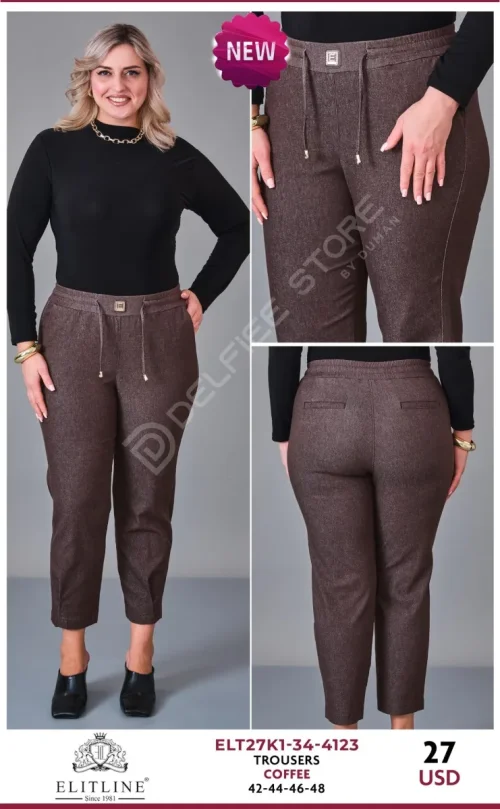 Брюки ELIT LINE (Brown, модель ELT27K1-34-4123) оптом