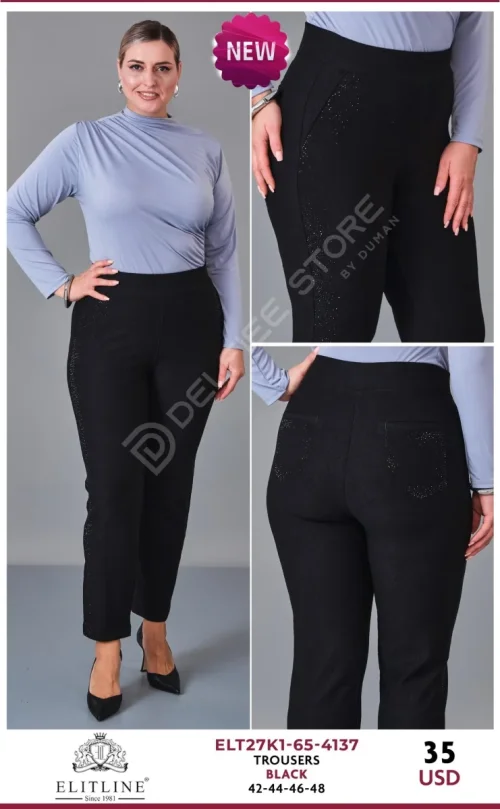 Брюки ELIT LINE (Black, модель ELT27K1-65-4137) оптом