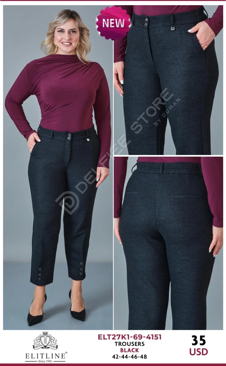 Брюки ELIT LINE (Black, модель ELT27K1-69-4151) оптом
